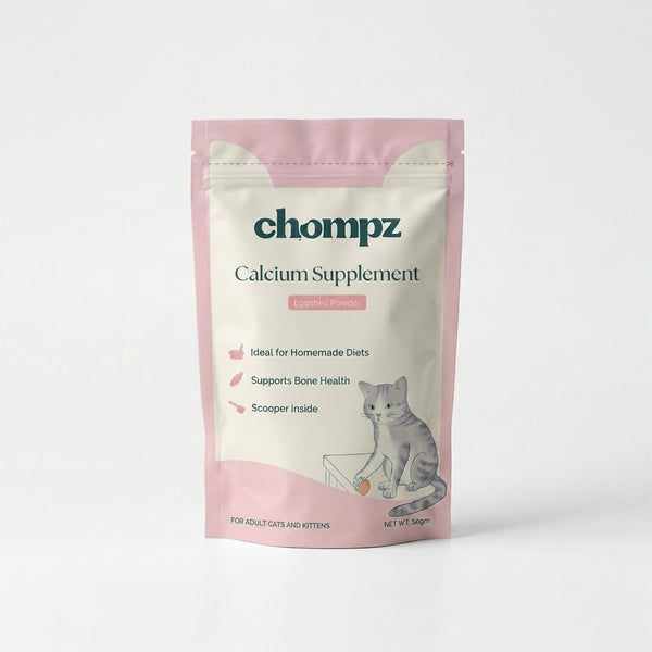 Pure Calcium Eggshell Supplement Powder for Cats