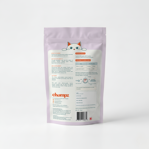 Heart & Vision Taurine Supplement Powder for Cats